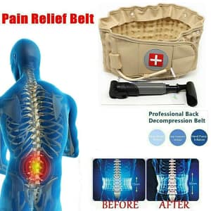 Waist Air Traction Decompression Pain Relief Brace Belt